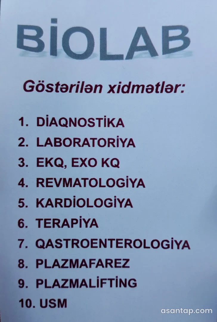 “Biolab” tibb mərkəzi