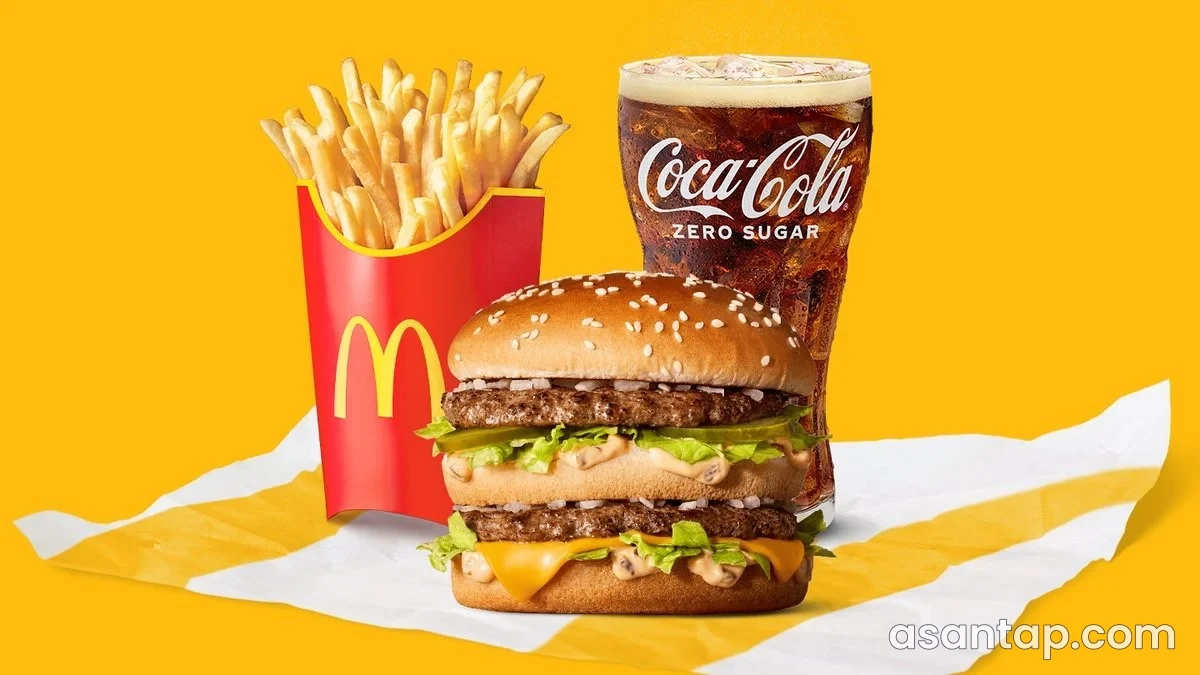 McDonald’s Əhmədli — burger, kartof fri və içki menyusu